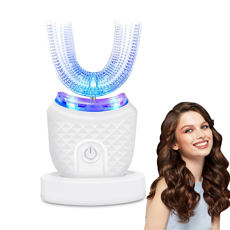 Teeth Whitening Clinic - ไฟฟอกสีฟันรูปตัวยูแบบชาร์จได้ ฟอกฟันขาวเร็ว ชุดฟอกสีฟันระดับมืออาชีพเพื่อรอยยิ้มขาวสะอาด