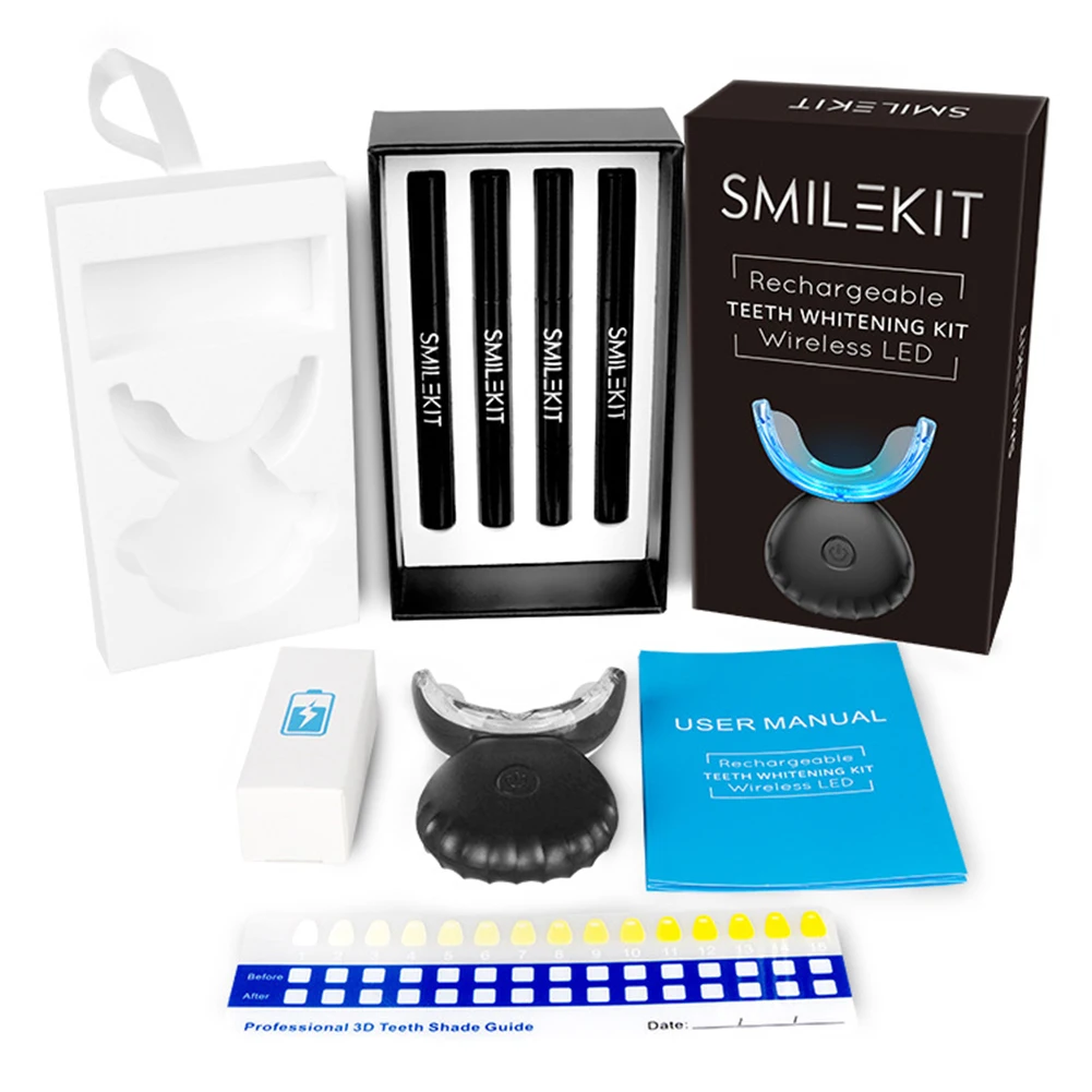 Teeth Whitening Groupon - ทันตกรรมชุดฟอกสีฟัน Mini 16 LED Cold Light