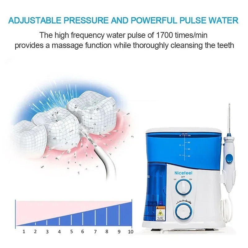 เครื่องฉีดน้ำแบบพกพา 7 หัวฉีดป - Water Flosser Cordless บทวิจารณ์และราคา