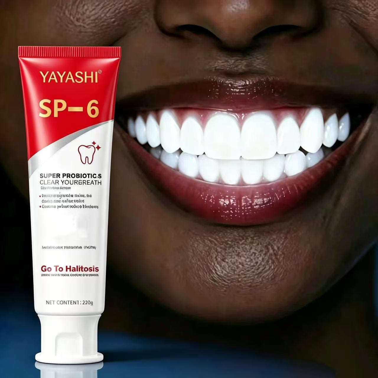 ยาสีฟันโปรไบโอติก Sp-6 สูตรไวท - Teeth Whitening Charcoal Powder บทวิจารณ์และราคา