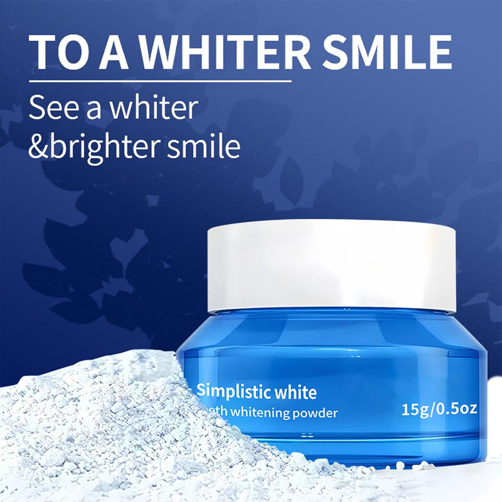 ผงฟอกฟันขาวสูตรเรียบง่าย ขจัดค - Teeth Whitening Zimba บทวิจารณ์และราคา