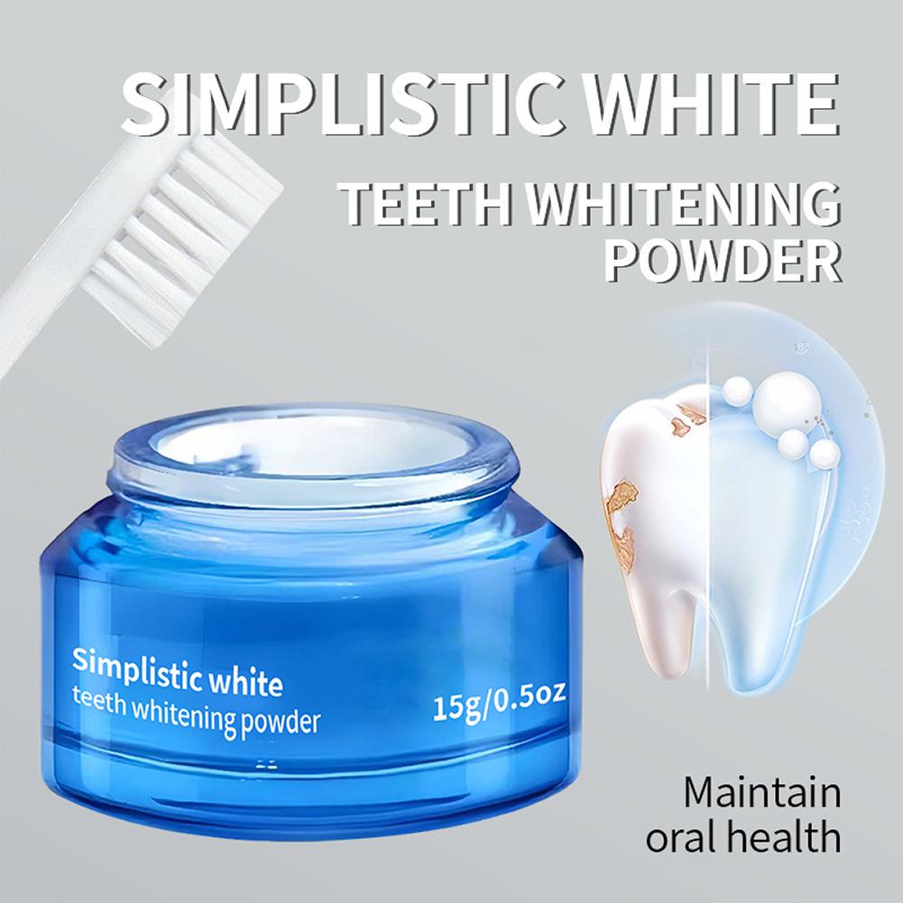 ผงฟอกฟันขาวสูตรเรียบง่าย ขจัดค - Teeth Whitening Zimba บทวิจารณ์และราคา