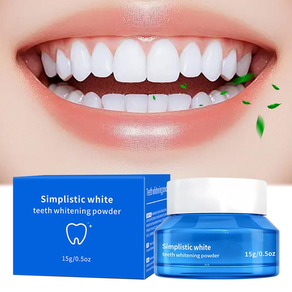 ผงฟอกฟันขาวสูตรเรียบง่าย ขจัดค - Teeth Whitening Zimba บทวิจารณ์และราคา