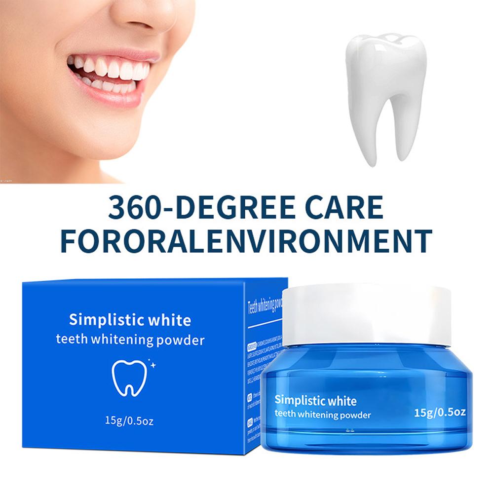 ผงฟอกฟันขาวสูตรเรียบง่าย ขจัดค - Teeth Whitening Zimba บทวิจารณ์และราคา