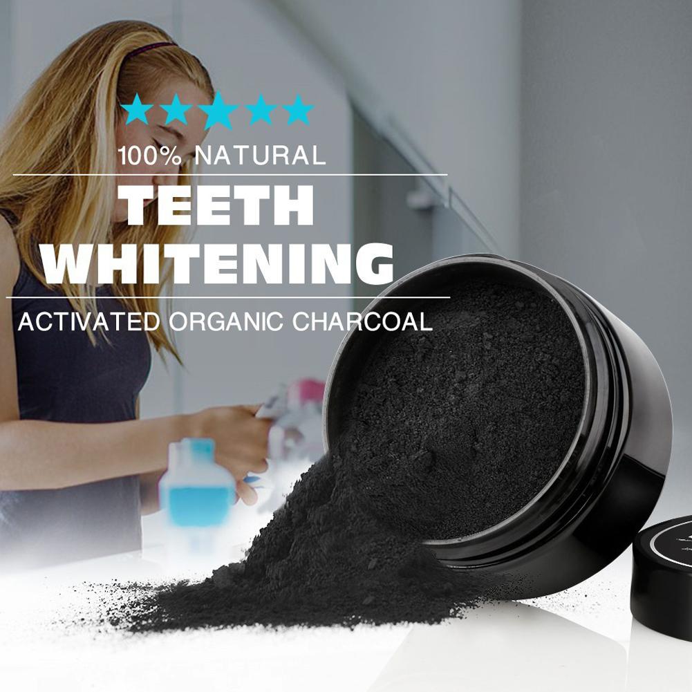 ผงถ่านชาร์โคลออร์แกนิคสำหรับขั - Whitening Powder Activated บทวิจารณ์และราคา