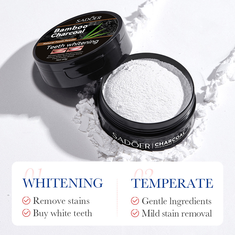 ถ่านไม้ไผ่ ถ่านกัมมันต์ ผงฟอกส - Whitening Powder Activated บทวิจารณ์และราคา