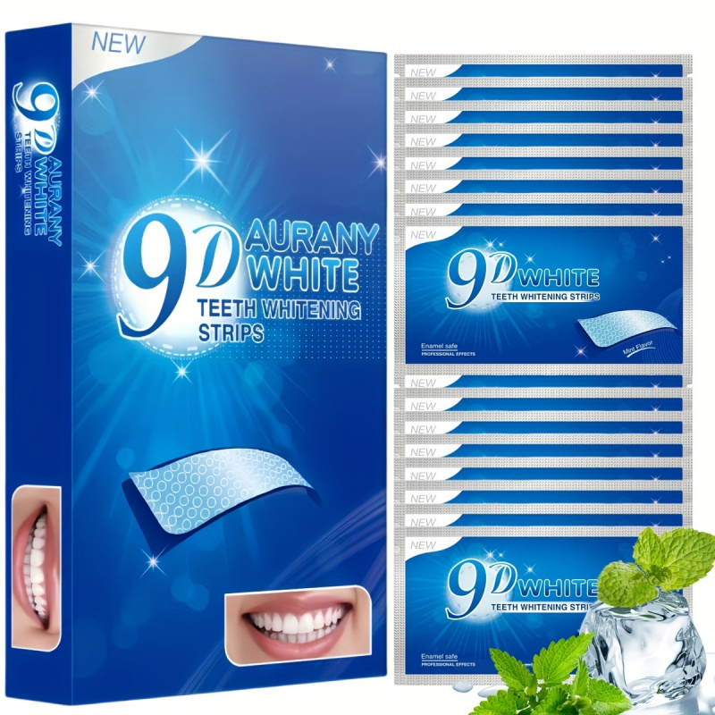 แถบฟอกสีฟัน Aurany White 9D 21 - Teeth Whitening Groupon บทวิจารณ์และราคา