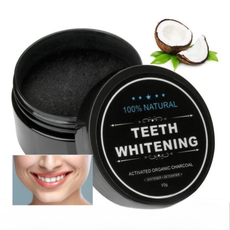 ผงฟอกสีฟันถ่านกัมมันต์ 1 กล่อง - Teeth Whitening Zimba บทวิจารณ์และราคา