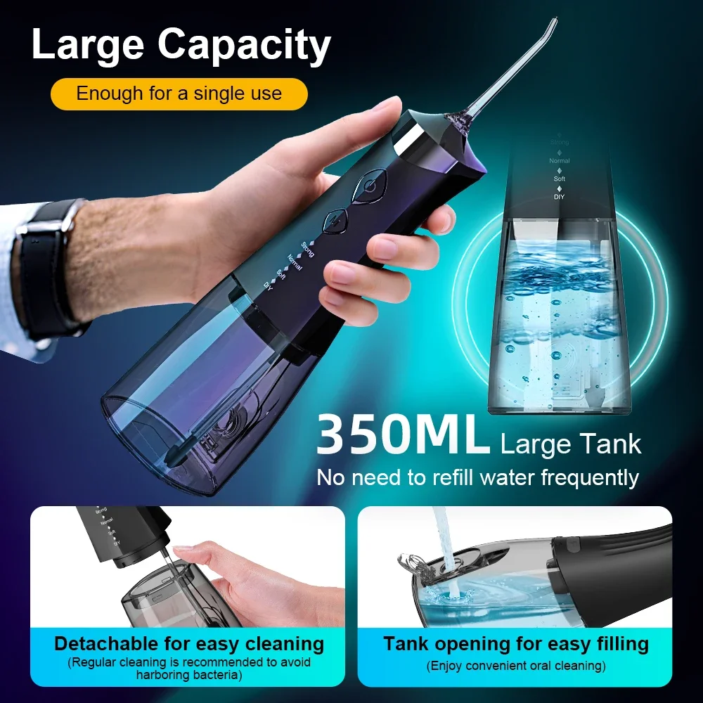 เครื่องล้างช่องปากแบบพกพา ชาร์ - Water Flosser Cordless บทวิจารณ์และราคา