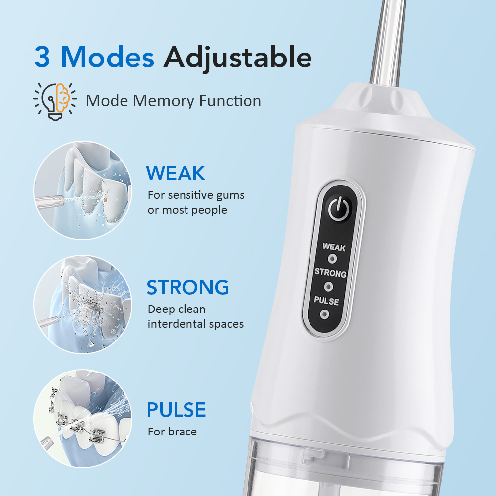 เครื่องฉีดน้ำแบบพกพา 3 โหมด 12 - Water Flosser Cordless บทวิจารณ์และราคา
