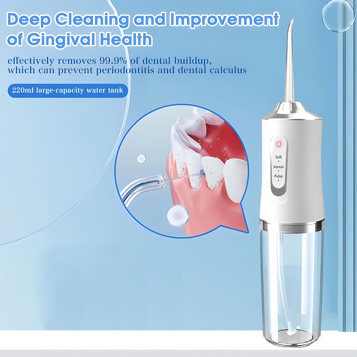 เครื่องฉีดน้ำทำความสะอาดช่องปา - Water Flosser Cordless บทวิจารณ์และราคา