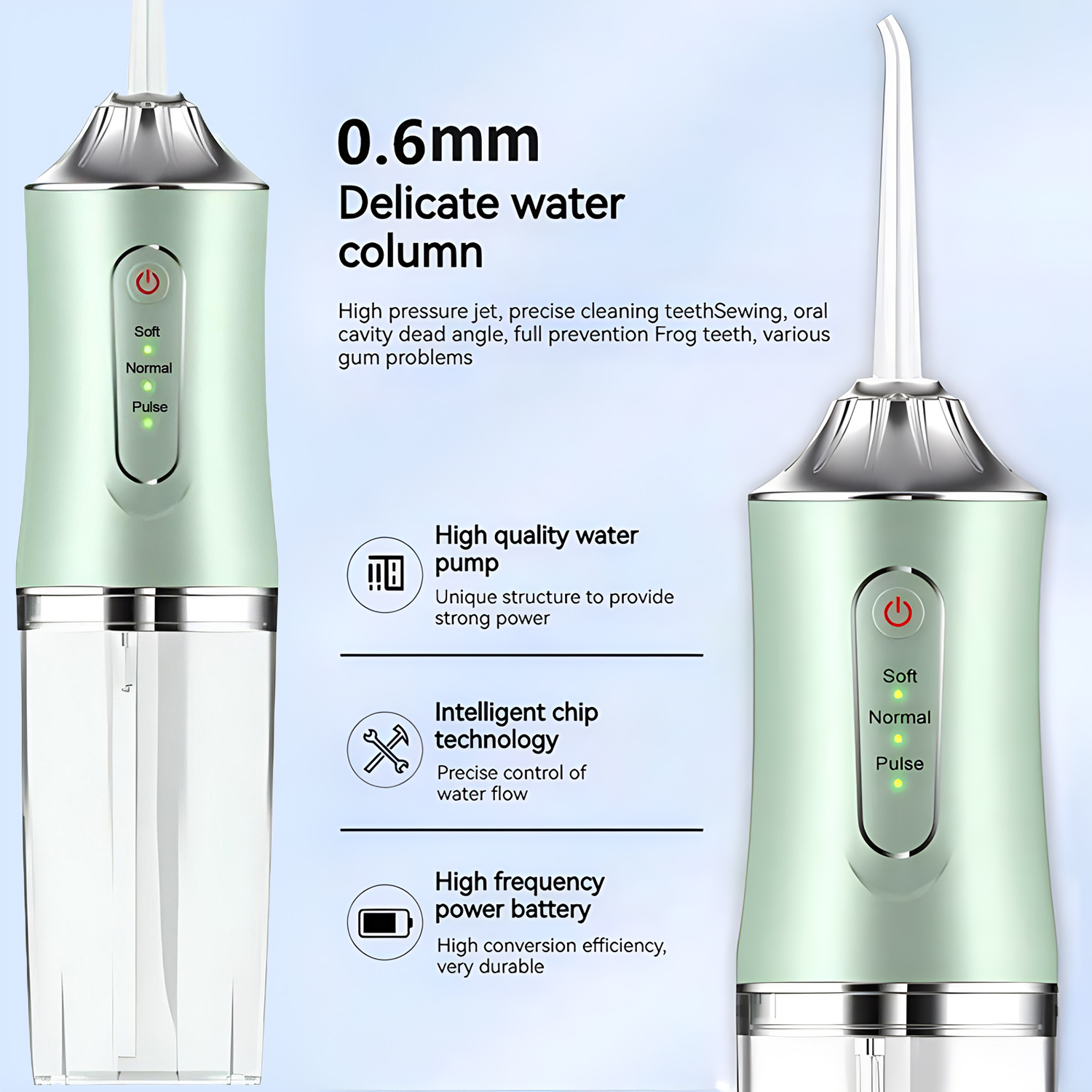 เครื่องฉีดน้ำทำความสะอาดช่องปา - Water Flosser Cordless บทวิจารณ์และราคา