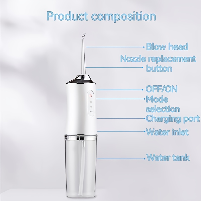 เครื่องทำความสะอาดช่องปากแบบพก - Water Flosser Cordless บทวิจารณ์และราคา