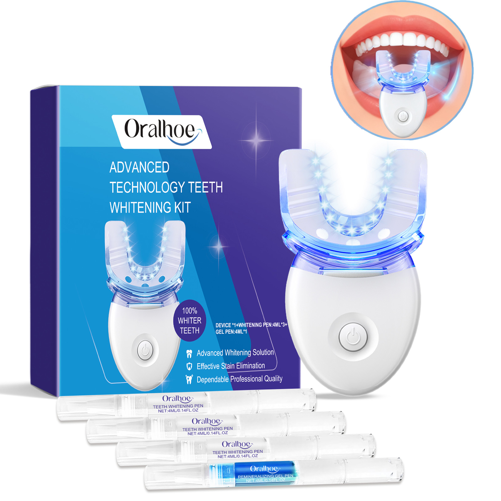 ชุดอุปกรณ์ฟอกสีฟันแบบมืออาชีพด - Teeth Whitening Groupon บทวิจารณ์และราคา