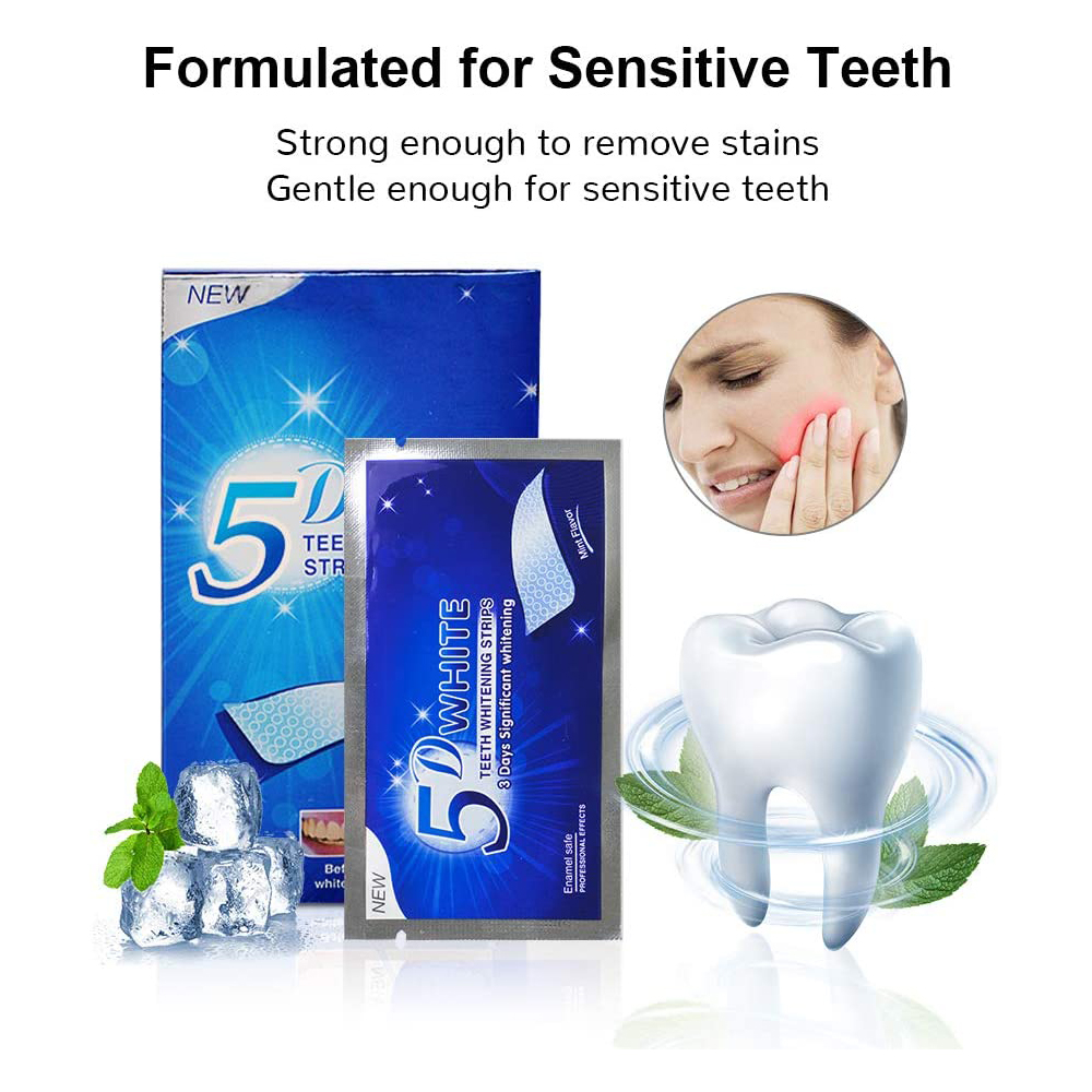 แผ่นฟอกสีฟันขาว 5D ไวท์เทนนิ่ง - Teeth Whitening Groupon บทวิจารณ์และราคา